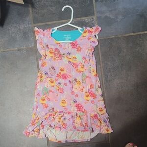 Posh Peanut Pink Floral Dress With Chickens/Eggs - Easter Edition Size 4T BAMBOO